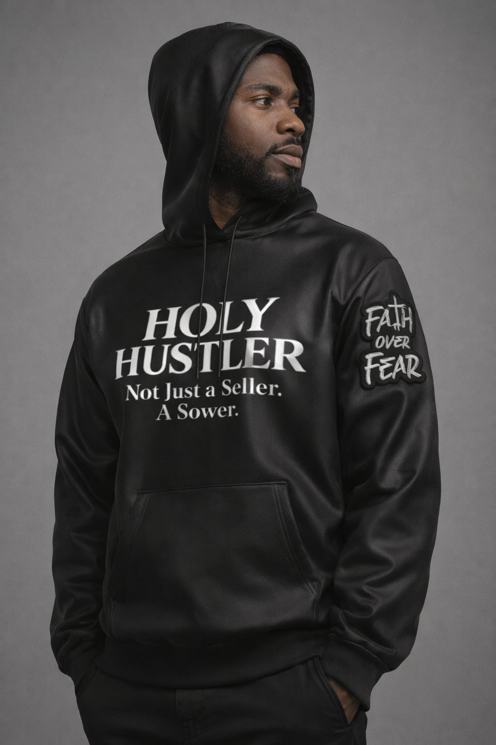 Holy Hustler Light Hoodie